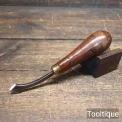 Vintage Leatherworking Creasing Iron Rosewood Handle - Refurbished