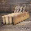4 No: Vintage Marples & Sons Hollow & Rounds Moulding Planes 10H 4R 8R 12R