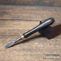 Antique Gunsmiths Turnscrew Screwdriver Rosewood Handle - Good Condition