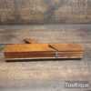 Antique William Tracey 1774-1820 No: 4 Ovolo Beechwood Moulding Plane