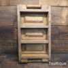 Antique Wooden 3 Clay Brick Forming Mould With Steel Banding- Good Condition