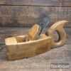 Vintage Beechwood Smoothing Plane Insert Brass Front Sole - Fully Refurbished
