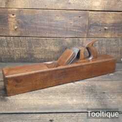 Vintage 22” Long Beechwood Jointer Plane - Fully Refurbished For Use