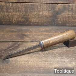 Vintage Pearson Sheffield ¼” Wide Acute Cast Steel Pig Sticker Mortice Chisel
