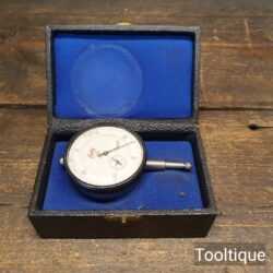 Vintage Boxed Baty A23 Imperial Dial Gauge Engineering Measuring Tool