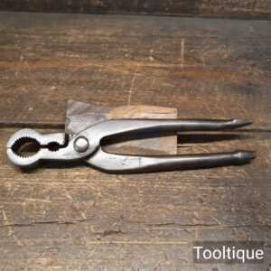 Vintage Nandley 9” Gas Fitters Cast Steel Pliers - Good Condition Vintage Nandley 9” Gas Fitters Cast Steel Pliers - Good Condition