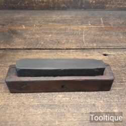 Vintage 5 ½” x 1” Very Fine Grade Natural Stone Razor Hone Stone - Lapped Flat