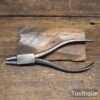 Vintage Pair of Short Nose Pliers With End Points - Cleaned Oiled Ready For Use