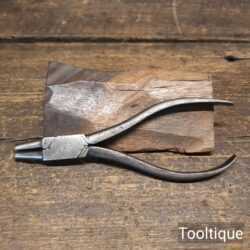 Vintage Pair of Short Nose Pliers With End Points - Cleaned Oiled Ready For Use