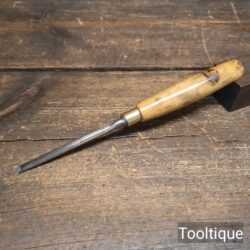 Vintage Marples & Sons ¼” Wide Bevel Edge Chisel - Fully Refurbished