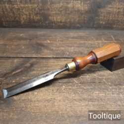 Vintage Robert Sorby 1” Bevel Edge Chisel Mahogany Handle - Fully Refurbished