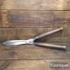 Vintage High Carbon Steel Gardening Shears - Fully Refurbished Ready To Use