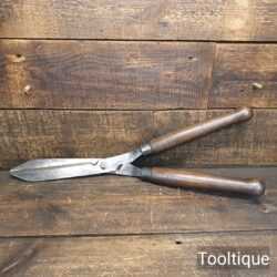 Vintage High Carbon Steel Gardening Shears - Fully Refurbished Ready To Use