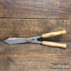 Vintage Small High Carbon Gardeners Shears - Fully Refurbished Ready To Use