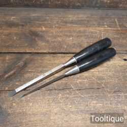 Scarce Pair of Vintage Stanley 5001 Mortice Chisels - Refurbished Ready To Use