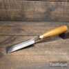 Vintage I. Sorby 1” ½” Wide Bevel Edge Chisel Boxwood Handle - Fully Refurbished