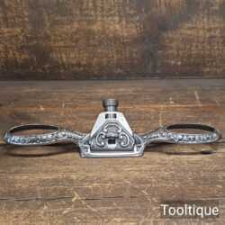 Vintage Edward Preston No: 1391 Ornate Spokeshave Curved Sole Polished Finish
