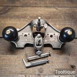 Vintage Stanley No: 71 Open Throat Router Plane with 3 No: Cutters - Refurbished