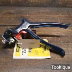 Near Mint Vintage Stanley USA No: 43 Piston Saw Setting Tool & Pamphlet