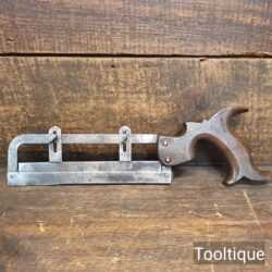 Rare Antique Percy Aubins USA Patent Finger Joint Saw - Good Condition