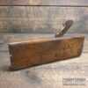 Uncommon Antique I. Veal No: 10 Beechwood Rounding Moulding Plane c1800