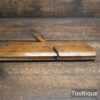 Antique Late 18th C Gabriel No: 8 Beechwood Rounding Moulding Plane York Pitch Iron