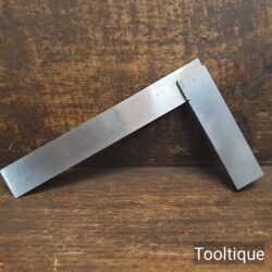 Vintage Moore & Wright 6” Silver Steel Engineers Precision Square No: 400