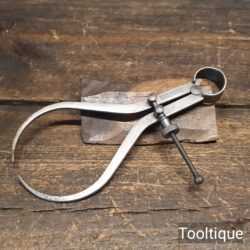 Vintage Moore & Wright 7” Spring Silver Steel Outside Callipers - Good Condition