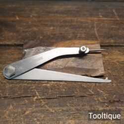 Vintage Moore & Wright 7” Silver Steel Odd Leg Callipers - Good Condition