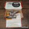 Vintage Boxed Set Eclipse Alloy Bodied Trammel Heads Steel Points - Good Condition