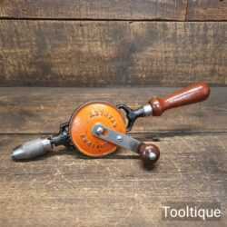 Vintage Stanley No: 805 Single Pinion Egg Beater Hand Drill - Refurbished