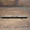 Antique Ebony & Brass 8 ½” Long Warranted Spirit Level - Good Condition