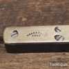 Antique Ebony & Brass 8 ½” Long Warranted Spirit Level - Good Condition