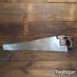 Scarce Vintage Spear & Jackson Progressive Rip Saw - Fully Refurbished Sharpened