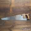 Vintage Henry Disston USA 24” Cross Cut 7 TPI Handsaw - Refurbished Sharpened