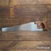 Vintage Henry Disston USA 20” Cross Cut 9 TPI Handsaw - Refurbished Sharpened