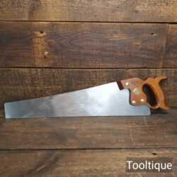 Vintage Henry Disston USA 20” Cross Cut 11 TPI Handsaw - Refurbished Sharpened