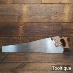 Vintage Warranted Superior 5 TPI Rip Saw - Fully Refurbished & Sharpened