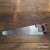 Vintage E.C Atkins USA 23” Cross Cut Handsaw 9 TPI Handsaw - Refurbished Sharpened