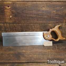Vintage Parry & Son 14” Steel Back Cross Cut 10 TPI Handsaw - Sharpened