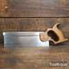 Vintage 10” Warranted Correct 13 TPI Steel Back Cross Cut Tenon Saw - Fully Refurbished