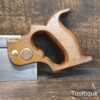 Vintage 10” Warranted Correct 13 TPI Steel Back Cross Cut Tenon Saw - Fully Refurbished