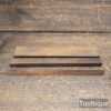 3 No: Vintage 6” long India Fine Grit Slip Stones - Good Condition