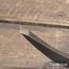 Vintage Full Length Cast Steel 13/32” Wide Swan Neck Mortice Chisel - Sharpened