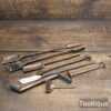 Vintage Selection 8 No: Cast Brass Foundry Sand Casting Tools - Good Condition
