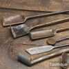 Vintage Selection 8 No: Cast Brass Foundry Sand Casting Tools - Good Condition