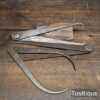3 No: Various Vintage Rivet Joined Steel Callipers - Good Condition