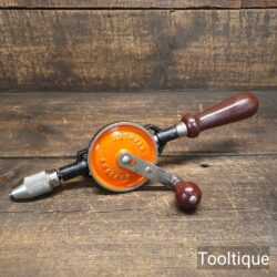 Vintage Stanley No: 803 Double Pinion Egg Beater Hand Drill - Refurbished