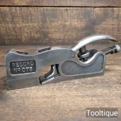 Vintage Record No: 073 Adjustable Throat Shoulder Plane - Fully Refurbished