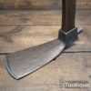Vintage W. Ward Carpenters Adze Good Hickory Handle - Fully Refurbished